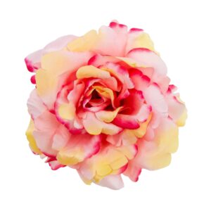 Róża jasna z różowymi akcentami 13 cm